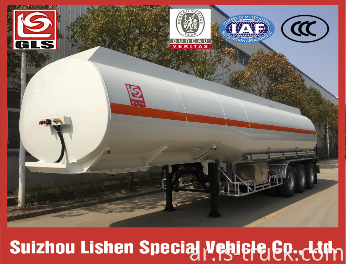 3 axles Methanol Methyl Alcohol Tank Semi-Trailer Truck Tanker